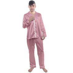 Paper Men s Long Sleeve Satin Pajamas Set by nateshop