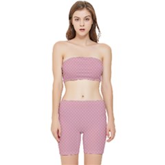 Paper Stretch Shorts And Tube Top Set by nateshop