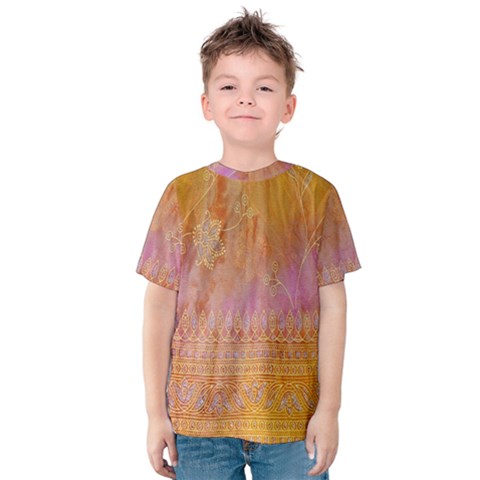 Pattern Cloth Background Kids  Cotton Tee by nateshop