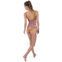 Pattern Cloth Background Side Cut Out Swimsuit View2