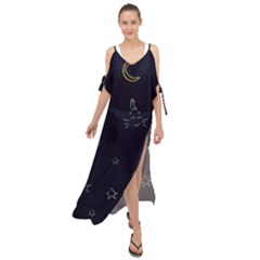 Pattern1 Maxi Chiffon Cover Up Dress by nateshop