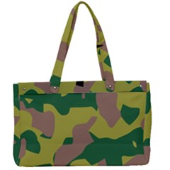 Pattern-camaouflage Canvas Work Bag by nateshop