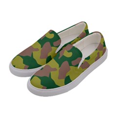 Pattern-camaouflage Women s Canvas Slip Ons by nateshop