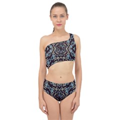 Pattern-mandala Spliced Up Two Piece Swimsuit by nateshop