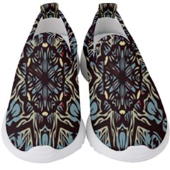 Pattern-mandala Kids  Slip On Sneakers by nateshop