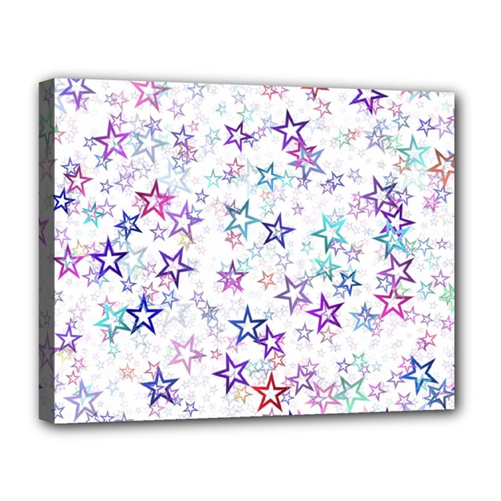 Christmasstars Canvas 14  x 11  (Stretched)