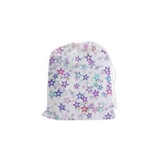 Christmasstars Drawstring Pouch (small)