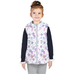 Christmasstars Kids  Hooded Puffer Vest by kyorashop23