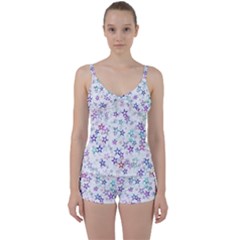 Christmasstars Tie Front Two Piece Tankini