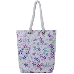 Christmasstars Full Print Rope Handle Tote (small) by kyorashop23