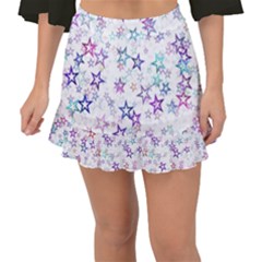 Christmasstars Fishtail Mini Chiffon Skirt