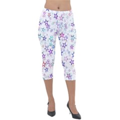 Christmasstars Lightweight Velour Capri Leggings 