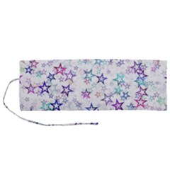 Christmasstars Roll Up Canvas Pencil Holder (m)