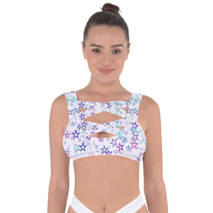 Christmasstars Bandaged Up Bikini Top