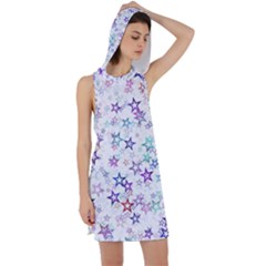 Christmasstars Racer Back Hoodie Dress