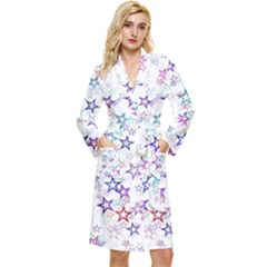 Christmasstars Long Sleeve Velour Robe