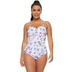 Christmasstars Retro Full Coverage Swimsuit