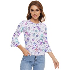 Christmasstars Bell Sleeve Top