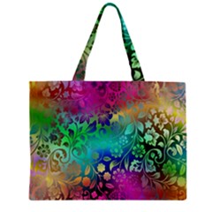 Flower Nature Petal  Blossom Zipper Mini Tote Bag