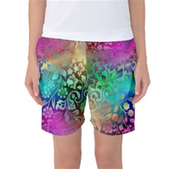 Flower Nature Petal  Blossom Women s Basketball Shorts