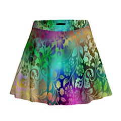 Flower Nature Petal  Blossom Mini Flare Skirt