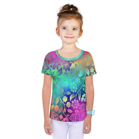 Flower Nature Petal  Blossom Kids  One Piece Tee by Ravend