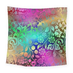 Flower Nature Petal  Blossom Square Tapestry (Large)