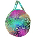 Flower Nature Petal  Blossom Giant Round Zipper Tote View1