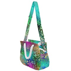 Flower Nature Petal  Blossom Rope Handles Shoulder Strap Bag