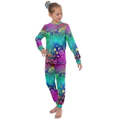 Flower Nature Petal  Blossom Kids  Long Sleeve Set 