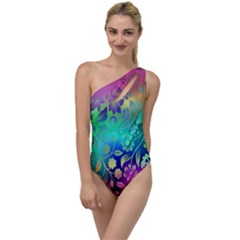 Flower Nature Petal  Blossom To One Side Swimsuit