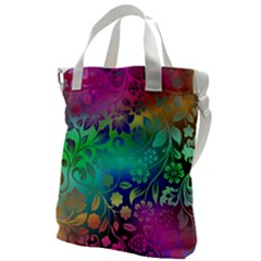 Flower Nature Petal  Blossom Canvas Messenger Bag