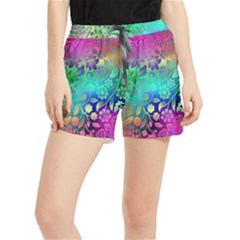 Flower Nature Petal  Blossom Women s Runner Shorts