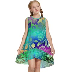 Flower Nature Petal  Blossom Kids  Frill Swing Dress