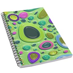 Blob Ring Circle Abstract 5 5  X 8 5  Notebook by Wegoenart