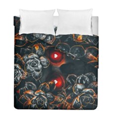 Abstract Flora Floral Flower Pattern Duvet Cover Double Side (full/ Double Size) by Wegoenart