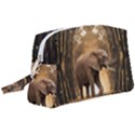 Sculpture Travel Outdoor Nature Elephant Wristlet Pouch Bag (Large) View1