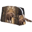 Sculpture Travel Outdoor Nature Elephant Wristlet Pouch Bag (Large) View2