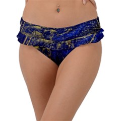 Constellation Horse Dolphin Frill Bikini Bottom by Wegoenart