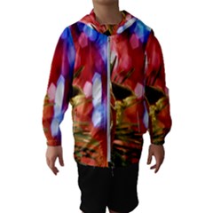 Christmas Decoration Ball Kids  Hooded Windbreaker by artworkshop