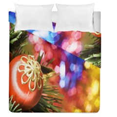 Christmas Decoration Ball Duvet Cover Double Side (queen Size)