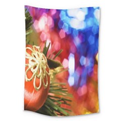 Christmas Decoration Ball Large Tapestry by artworkshop