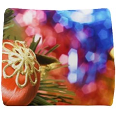 Christmas Decoration Ball Seat Cushion by artworkshop