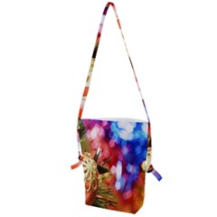 Christmas Decoration Ball Folding Shoulder Bag by artworkshop