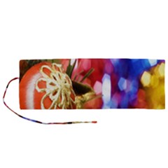 Christmas Decoration Ball Roll Up Canvas Pencil Holder (m) by artworkshop