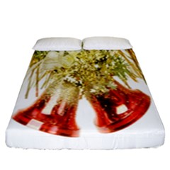 Christmas Decoration Close-up Fitted Sheet (king Size) by artworkshop