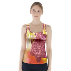 Christmas Decoration Star Racer Back Sports Top by artworkshop