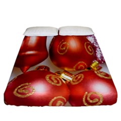 Christmas Decoration Star  3 Fitted Sheet (california King Size) by artworkshop