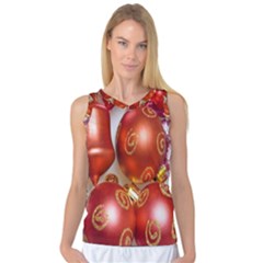 Christmas Decoration Star  3 Women s Basketball Tank Top by artworkshop