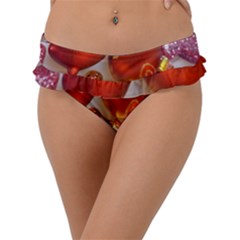 Christmas Decoration Star  3 Frill Bikini Bottom by artworkshop